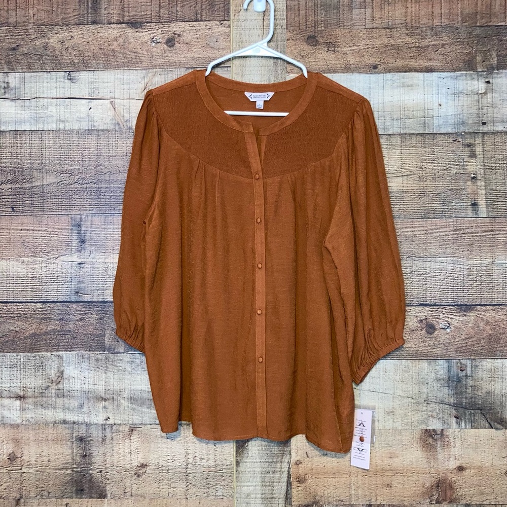 NWT Nanette Lepore blouse Size Large